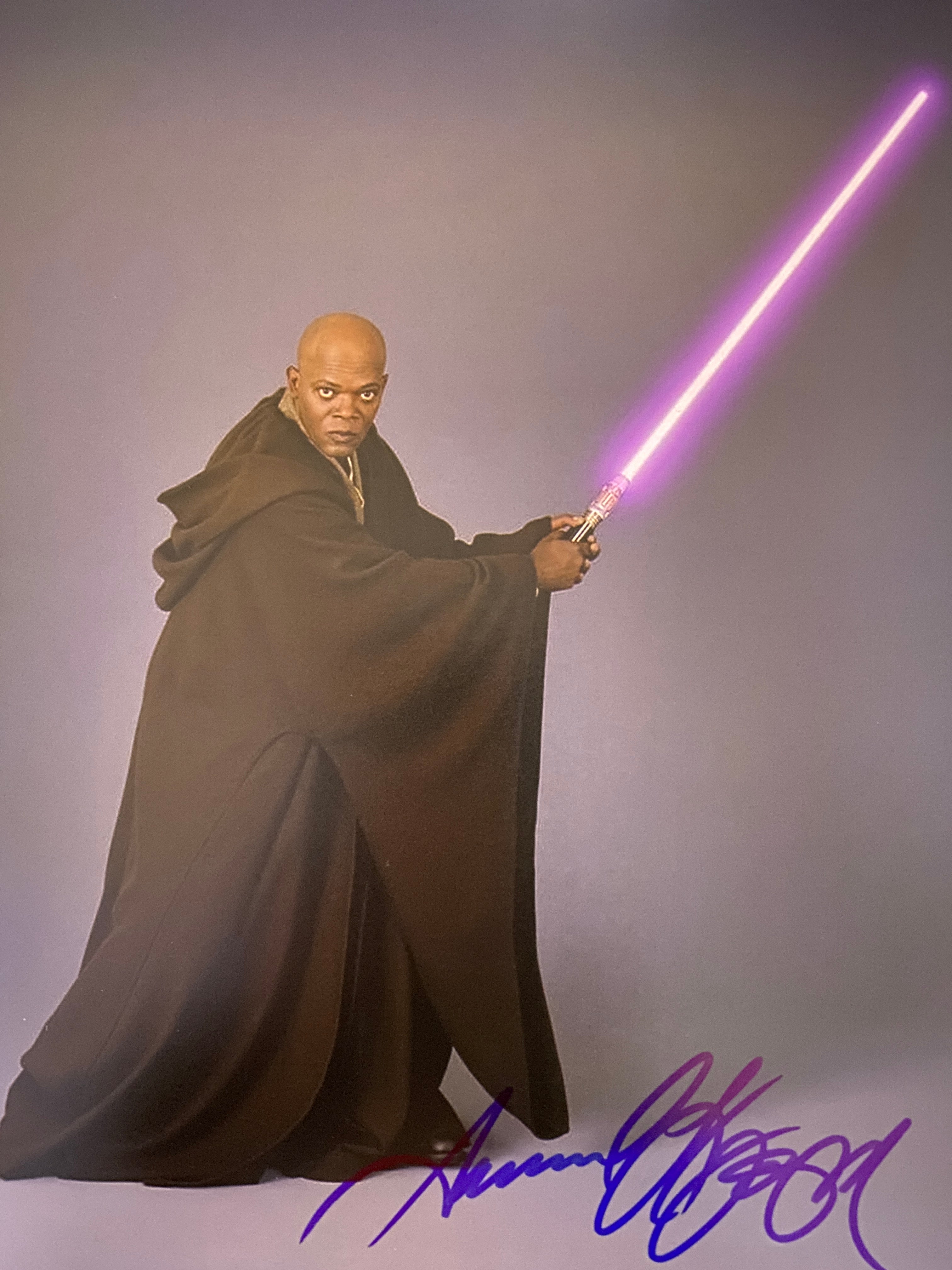 Authentic Samuel L. Jackson Star Wars Signed 8x10 deals Photo