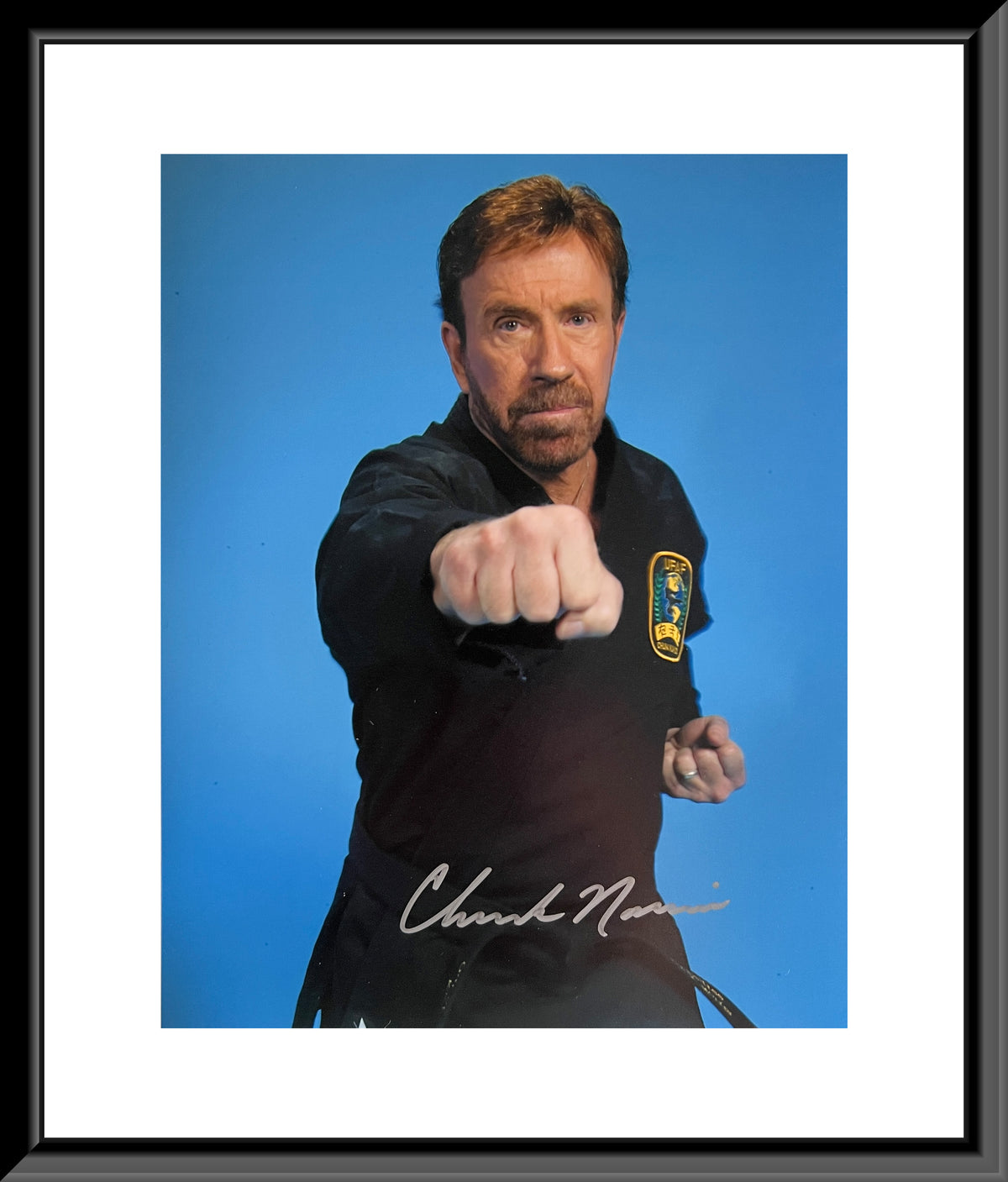 Chuck Norris signed photo