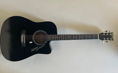 Arlo Guthrie signed acoustic. JSA certified