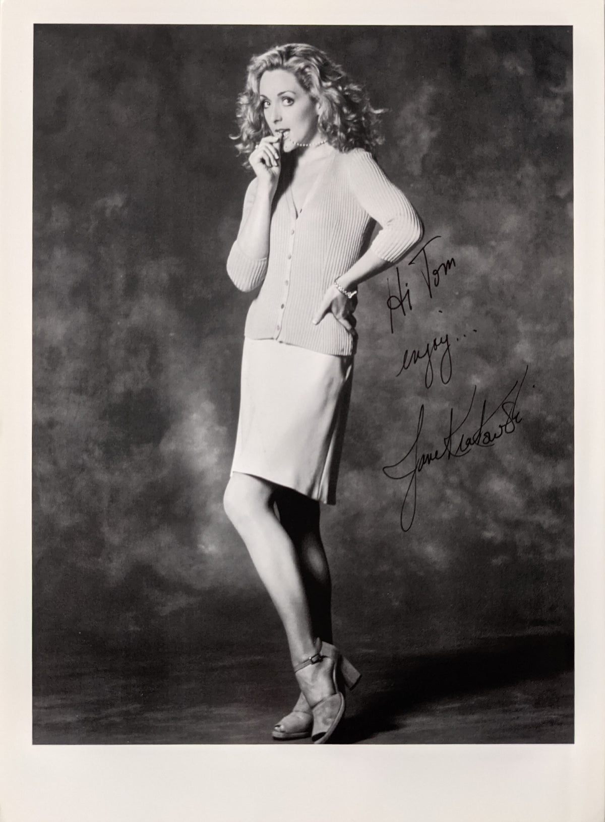 Jane Krakowski signed photo