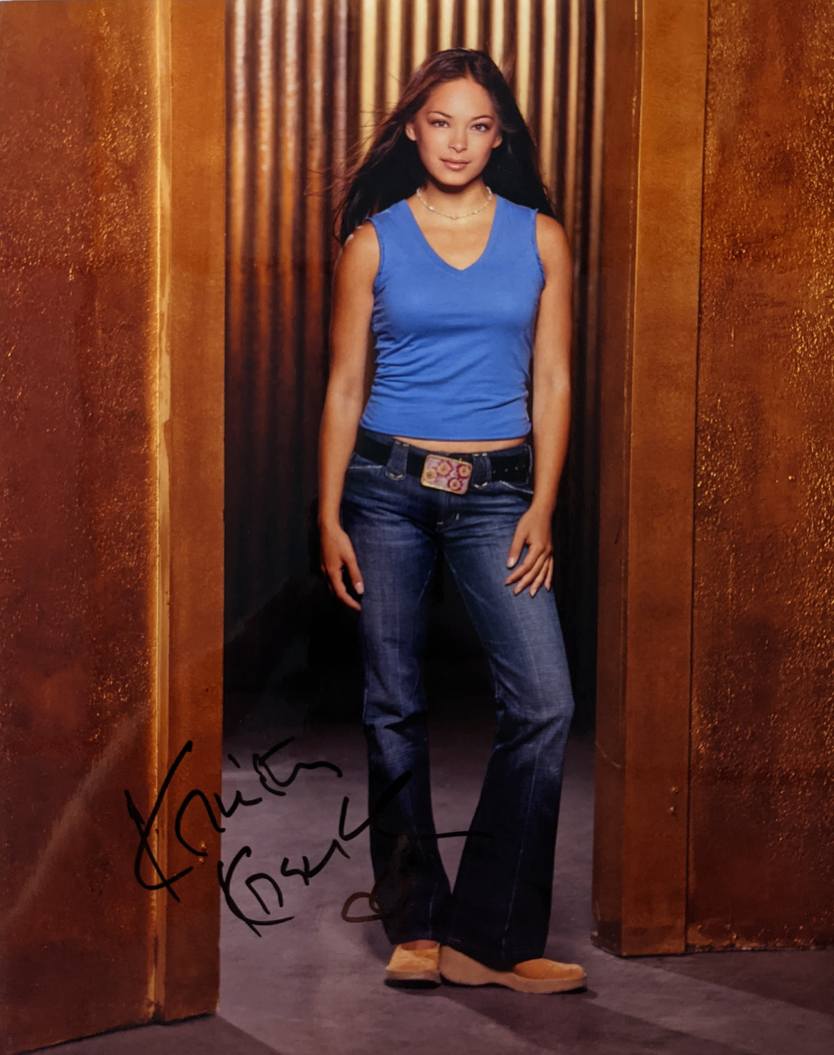 Kristin Kreuk signed photo