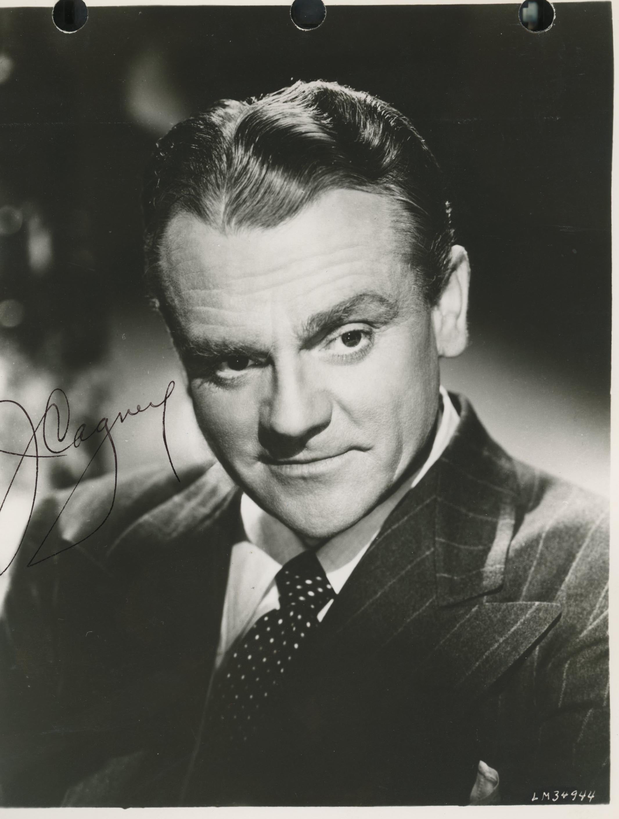 James Cagney signed photo. GFA Authenticated