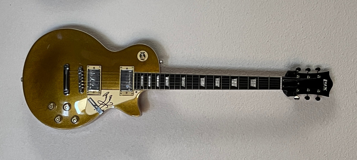 Led Zeppelin Jimmy Page signed Les Paul style guitar