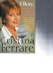 Cristina Ferrara signed book