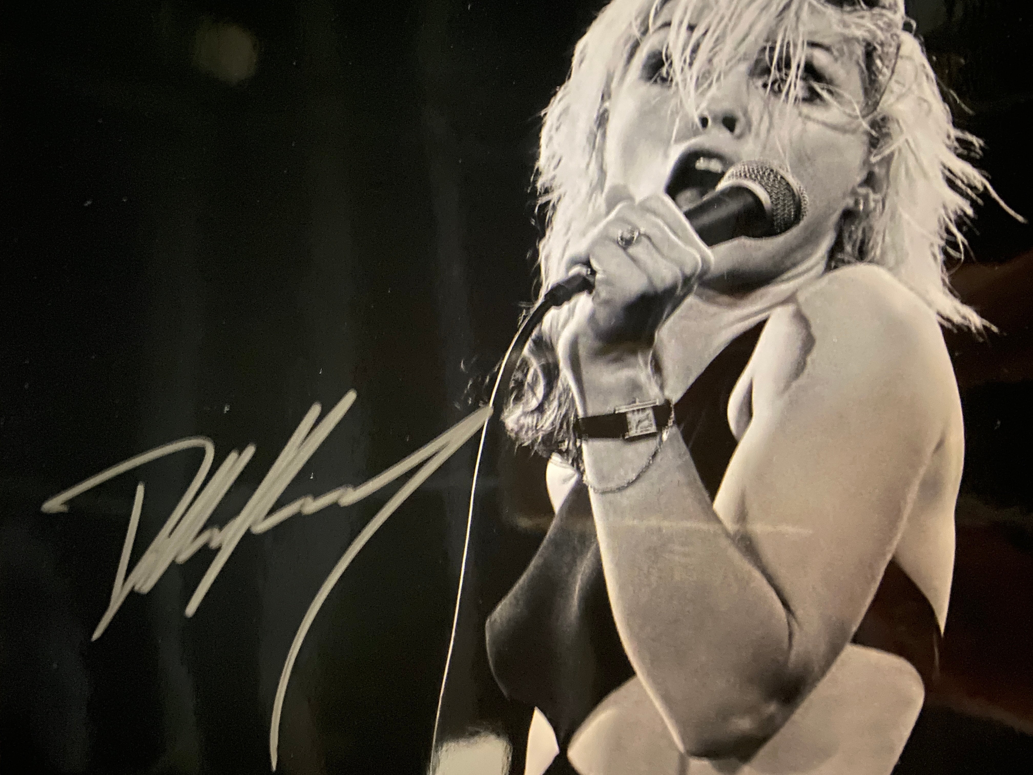 Blondie Debbie Harry signed photo