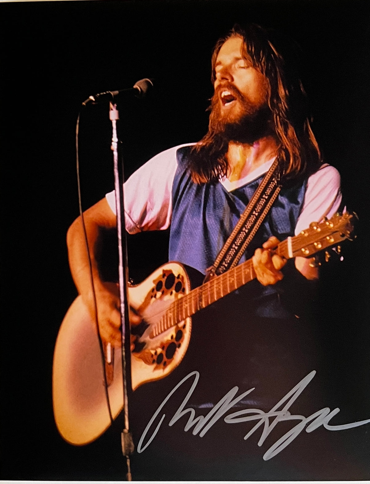 Bob Seger signed photo