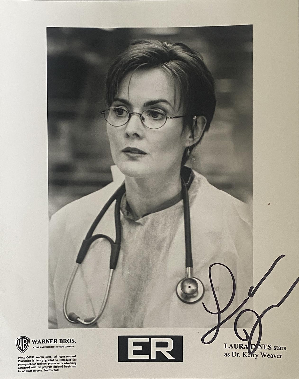 ER Laura Innes signed photo