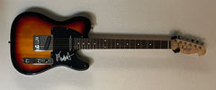 Jimmy Buffett signed telecaster style guitar