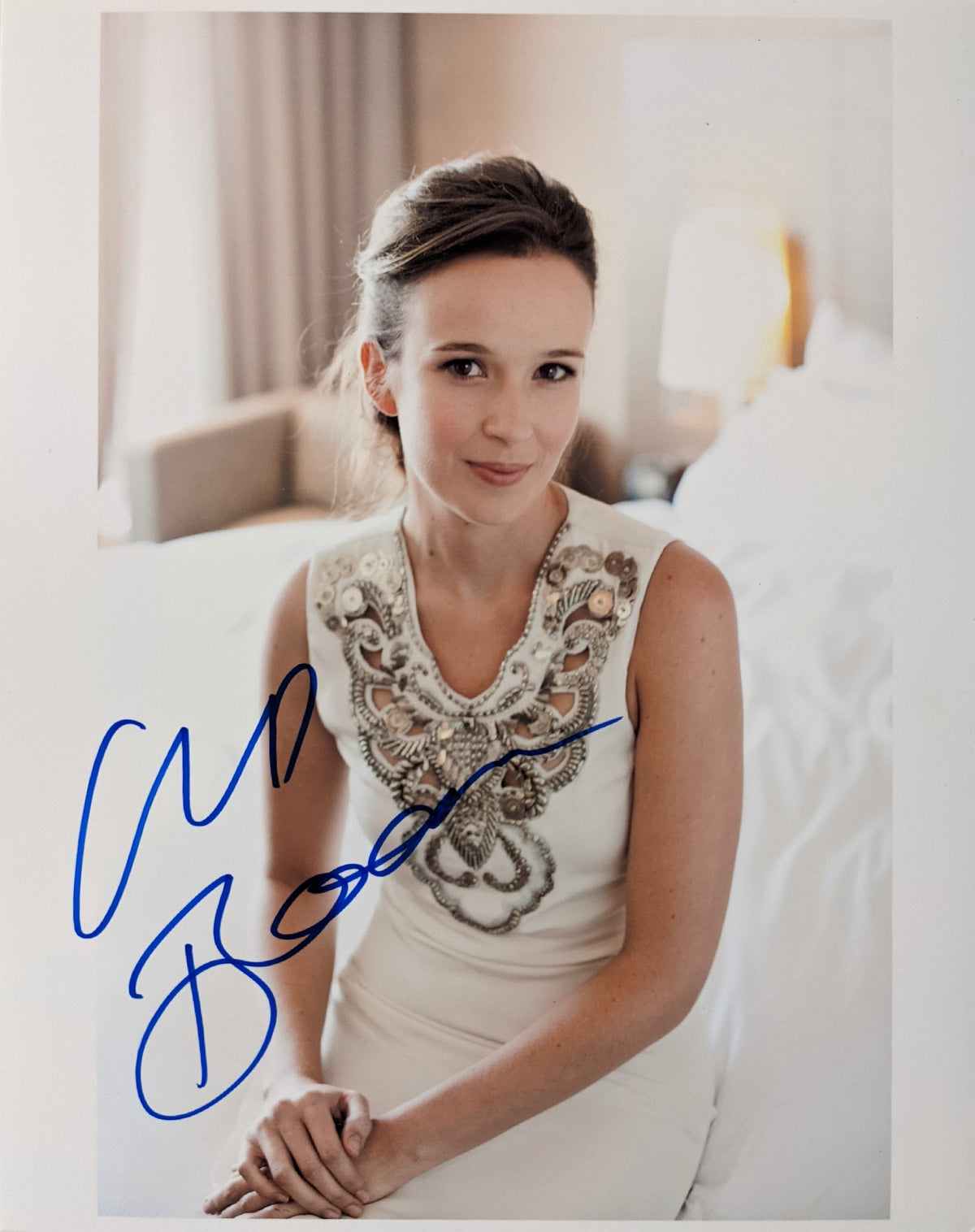 Claire Van Der Boom signed photo