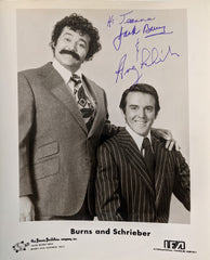 Jack Burns/ Avery Schrieber signed photo