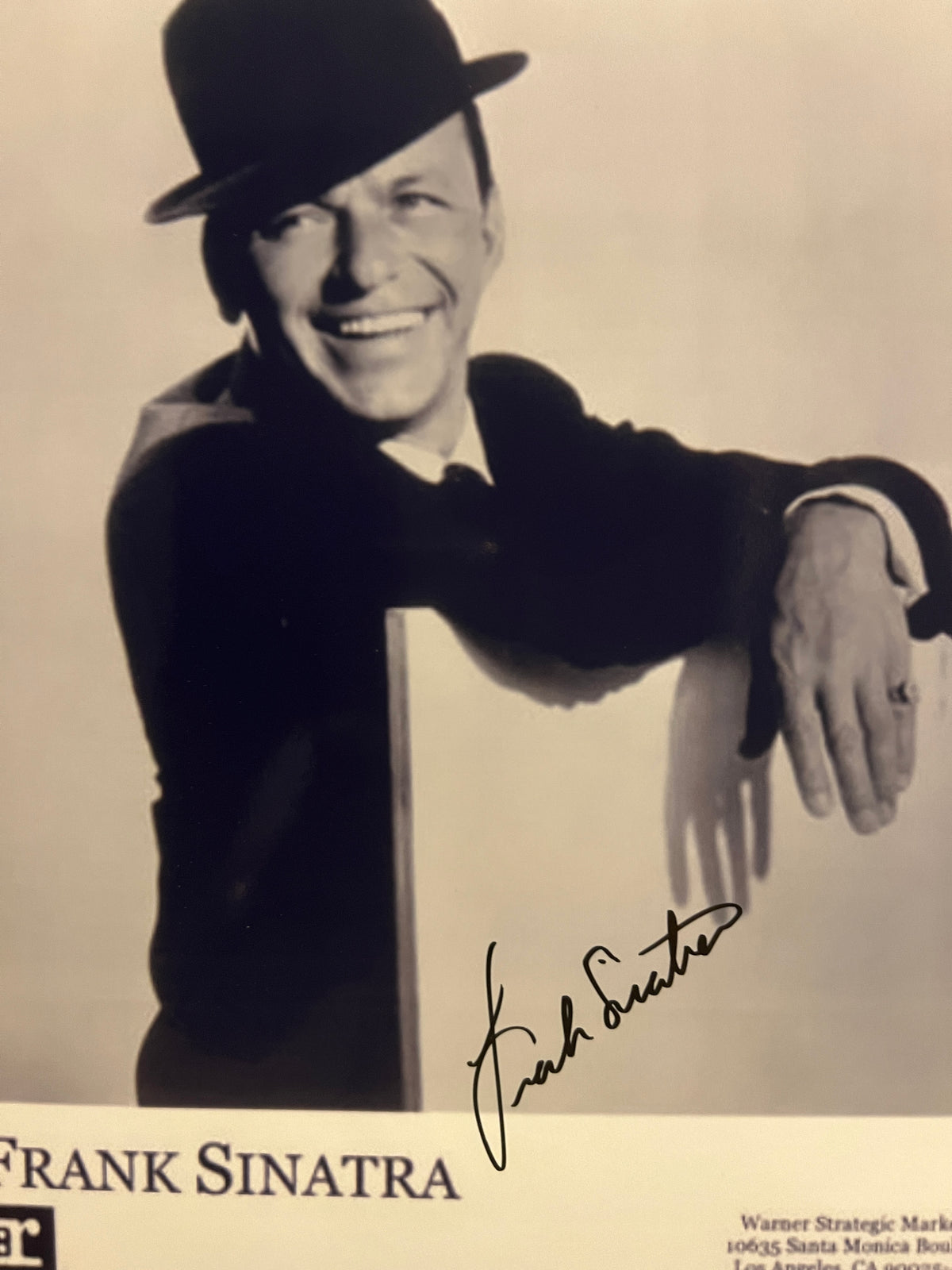 Frank Sinatra signed photo