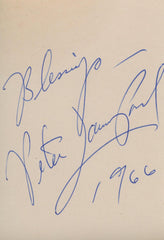 Peter Lawford signature cut
