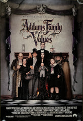 The Addams Family Values 1993 family portrait. Original movie poster.