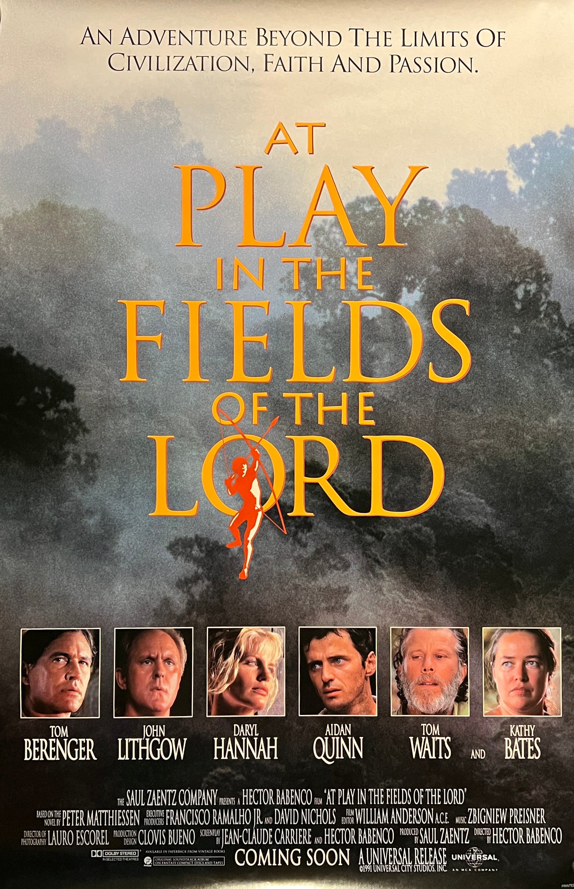 At Play in the Fields of the Lord original movie poster
