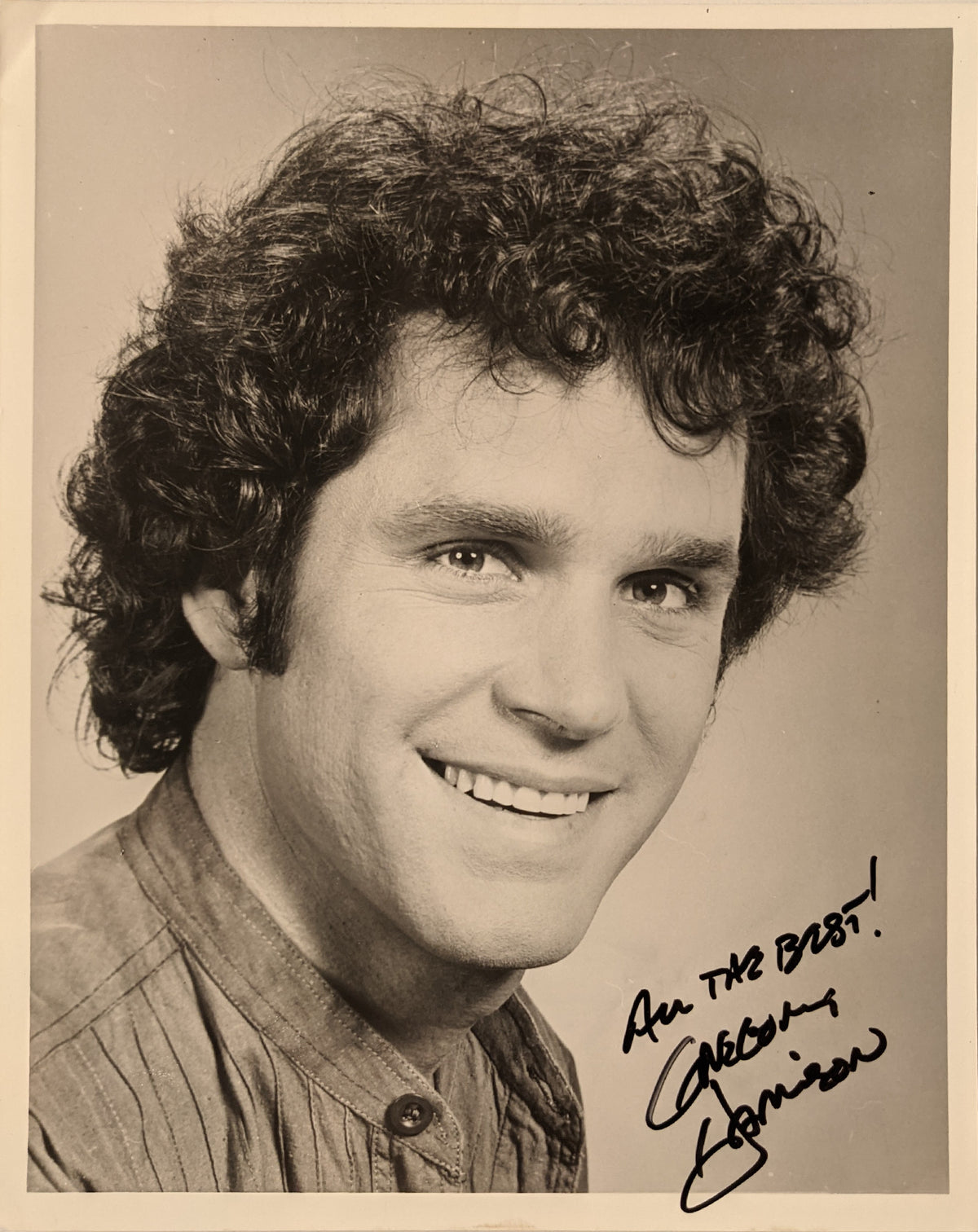 Gregory Harrison signed photo