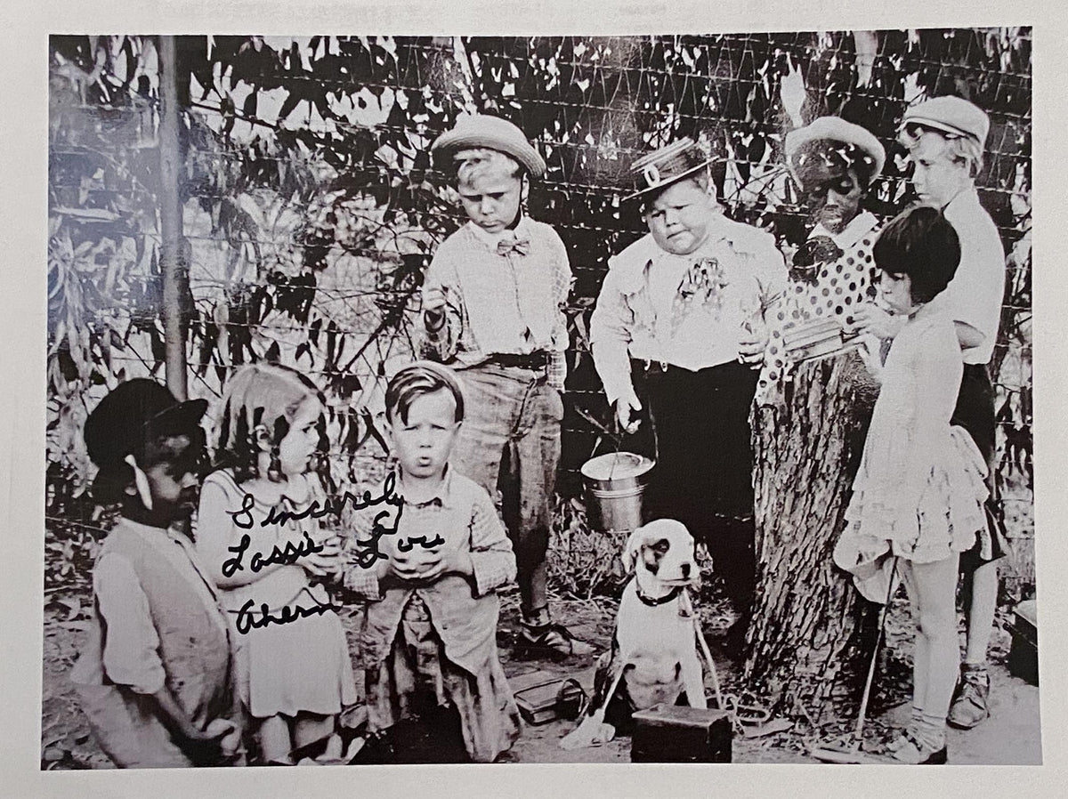 Our Gang Lassie Lou Ahern signed photo