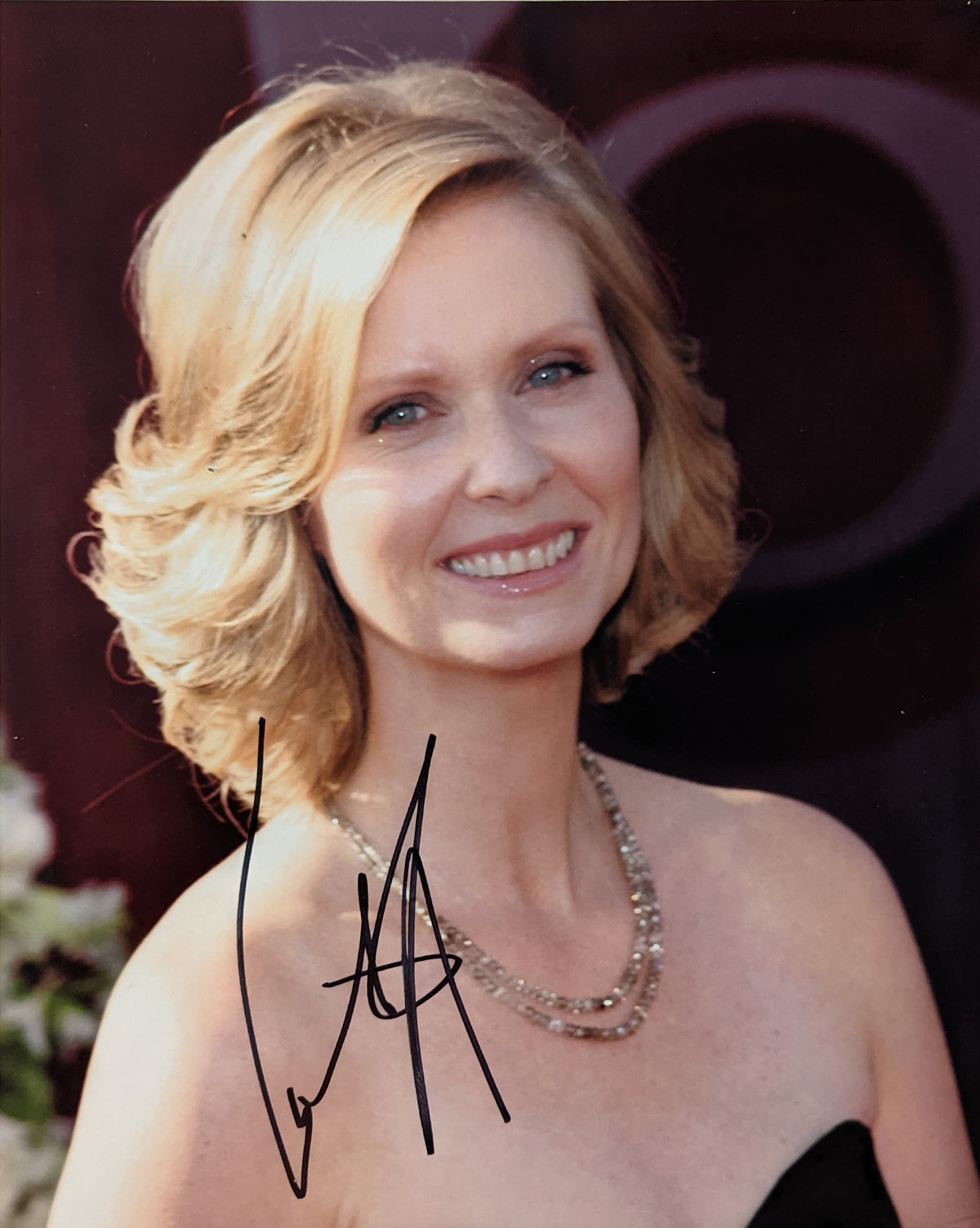 Cynthia Nixon signed photo