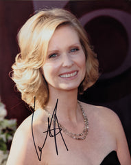 Cynthia Nixon signed photo