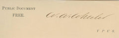 William M. Wheeler signature cut