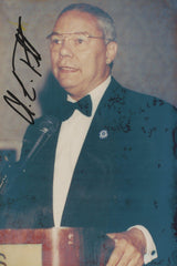 Colin Powell signed photo