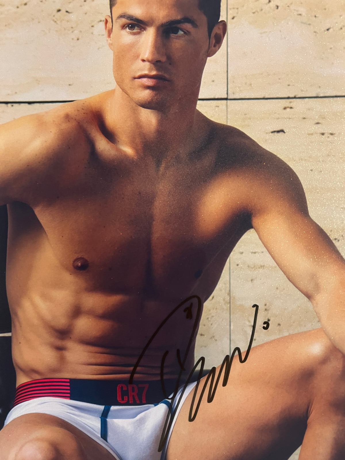 Soccer Star Cristiano Ronaldo signed photo