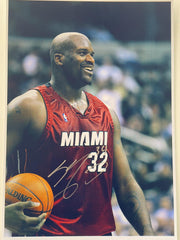 Miami Heat Shaquille O'Neal signed photo