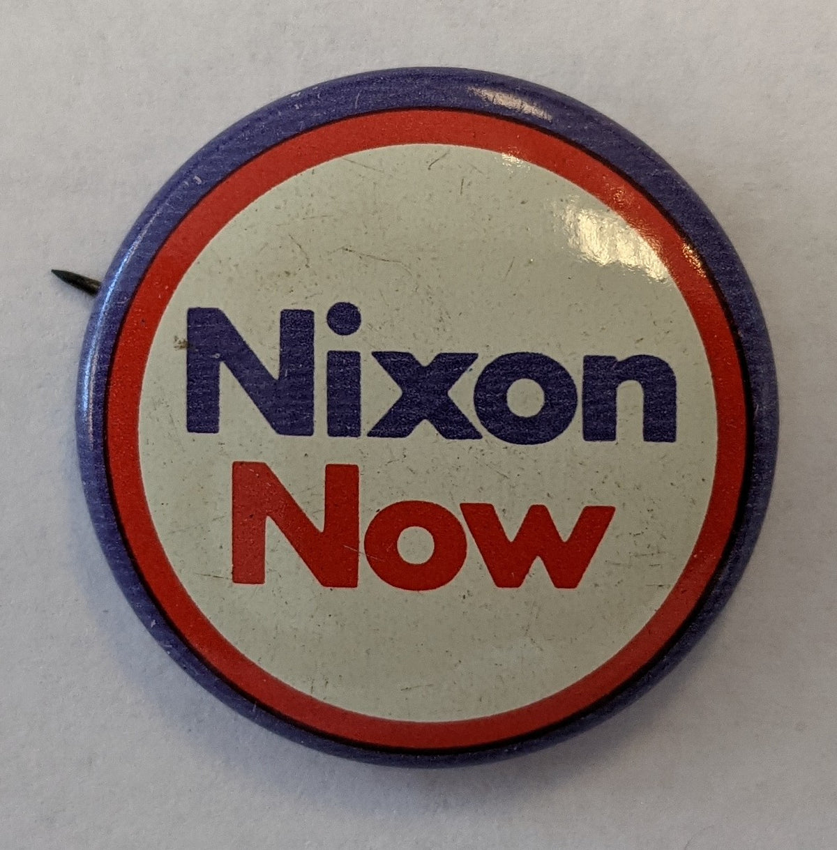 Richard Nixon Campaign Pin - "Nixon Now"