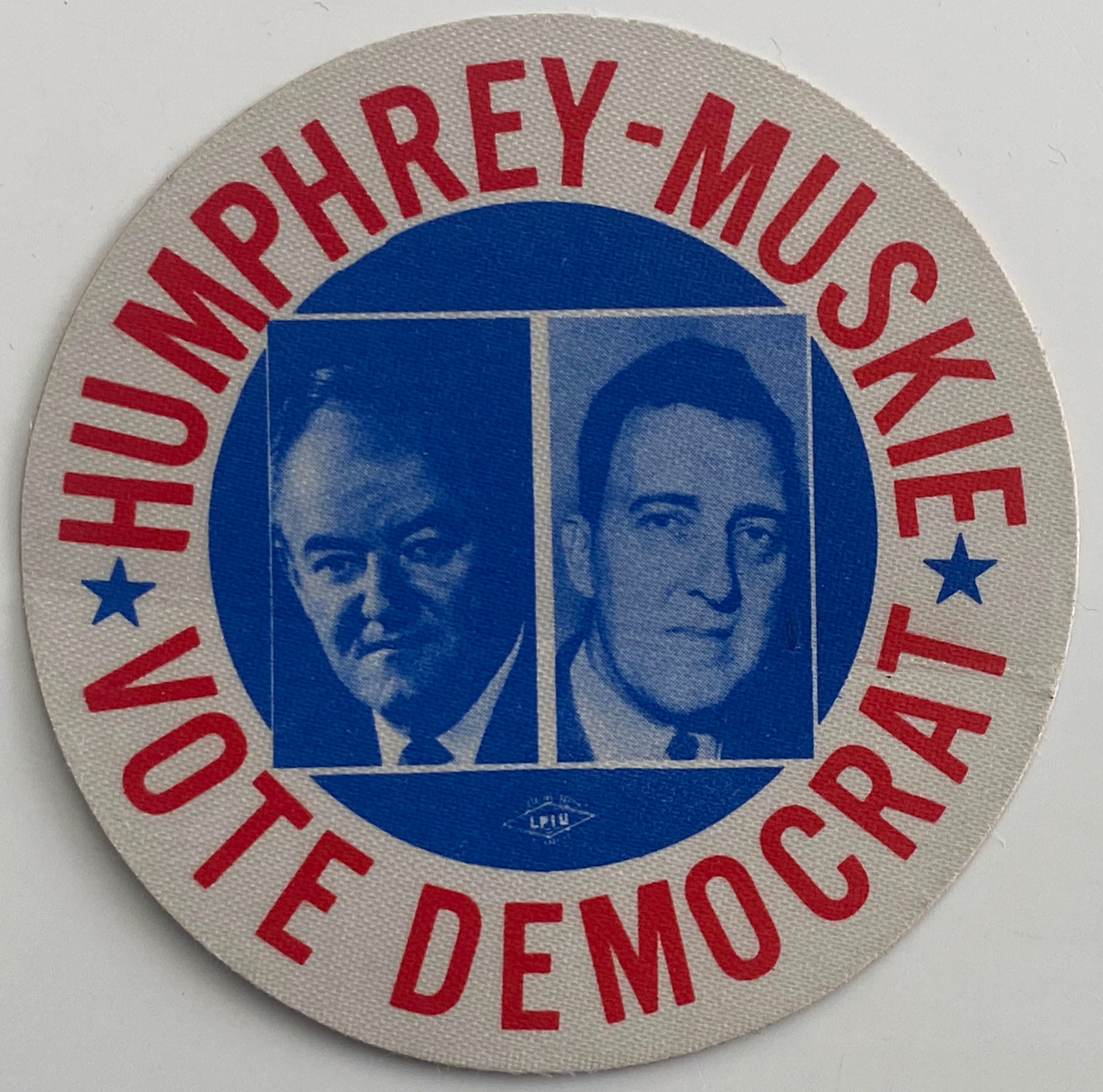 Hubert Humphrey Vote Democrat sticker 