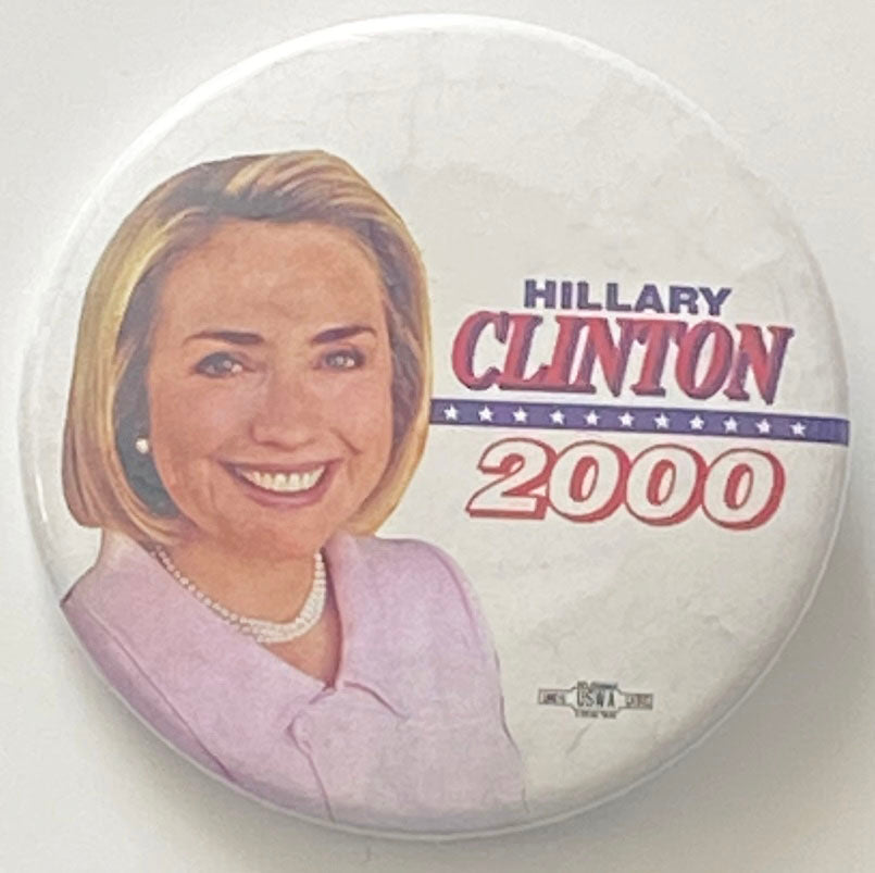 Hilary Clinton 2000 Campaign pin