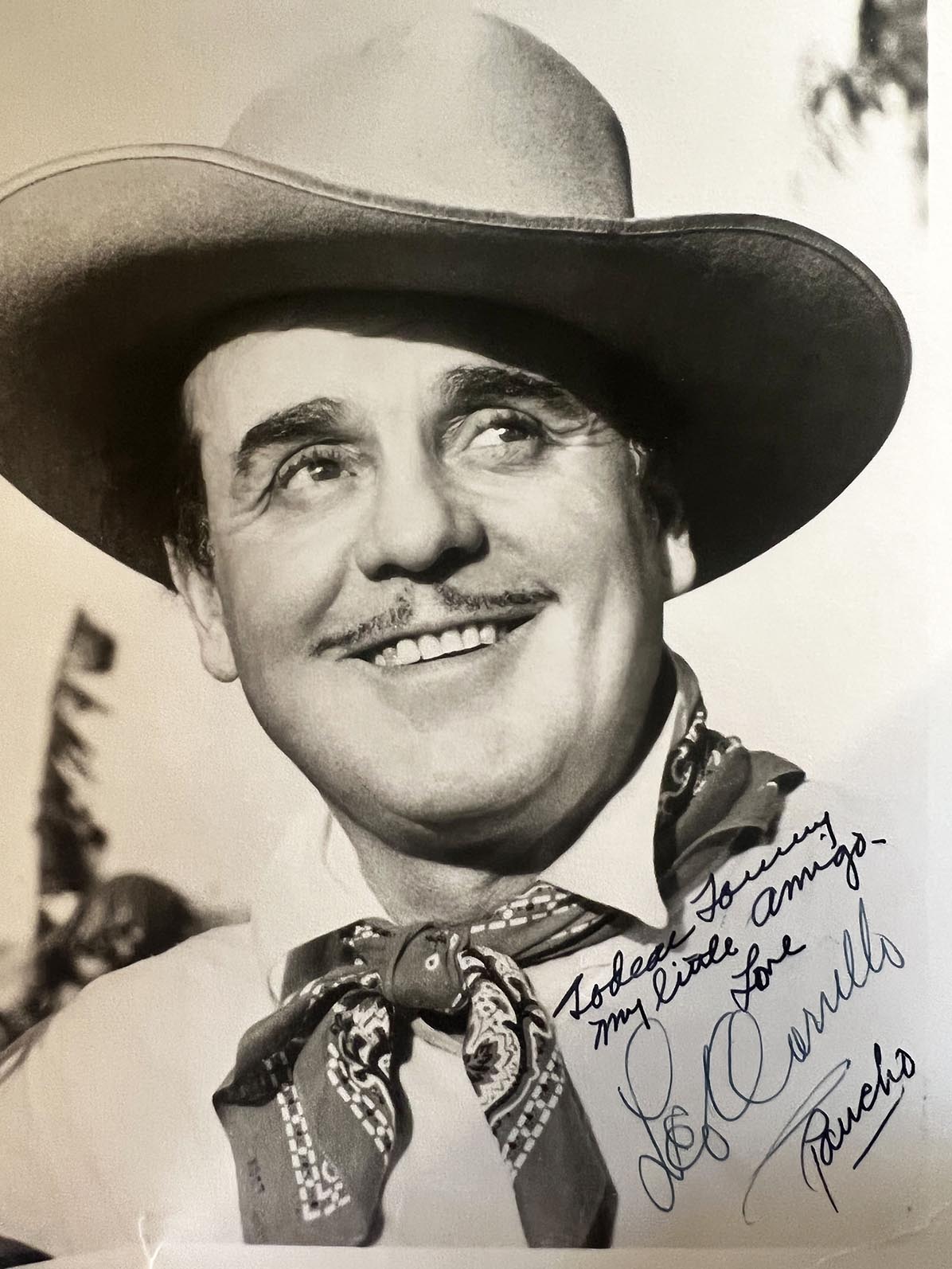 The Cisco Kid Leo Carrillo signed photo. GFA Authenticated