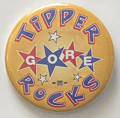 Tipper Gore Rocks pin