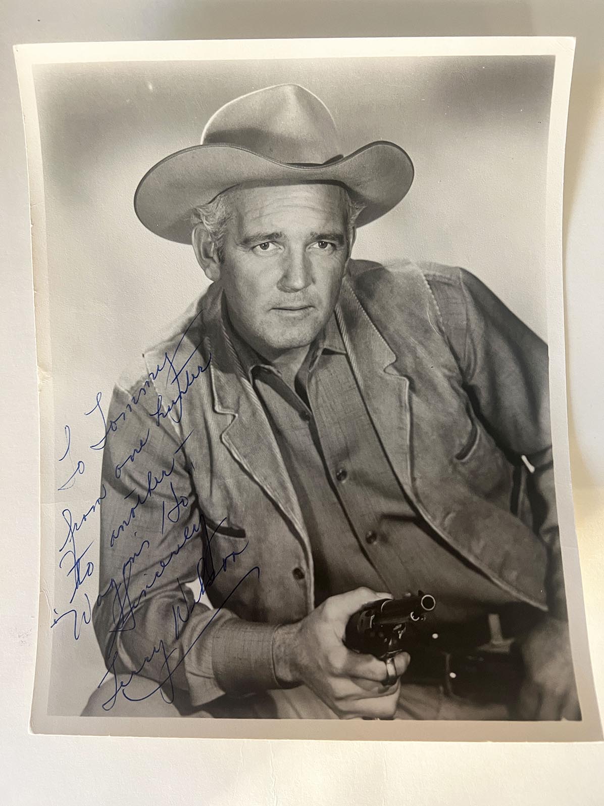 Terry Wilson signed photo