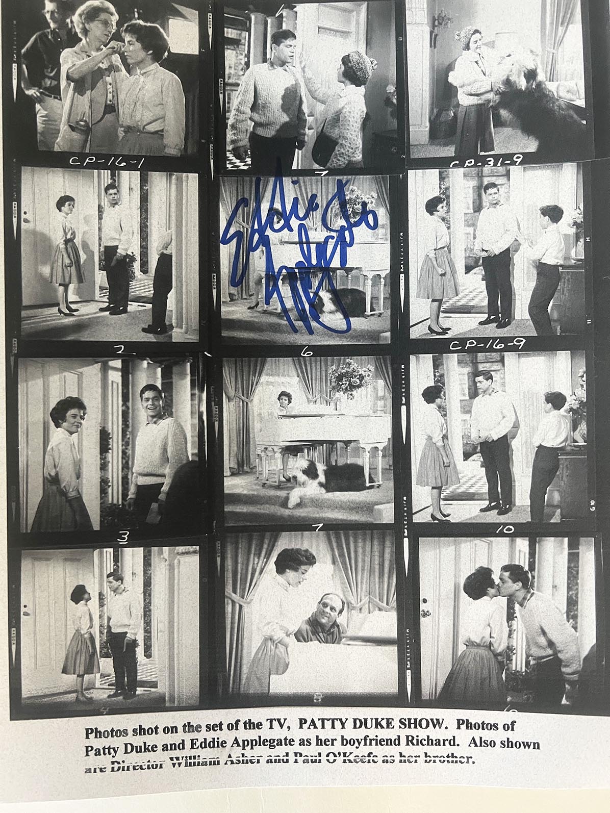 The Patty Duke Show Eddie Applegate signed photo