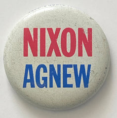 Richard Nixon campaign pin