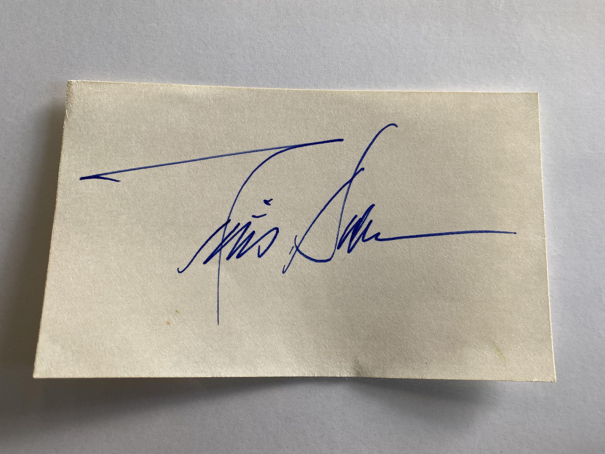 original signature 